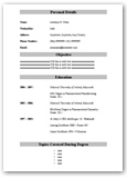 CV template (Graduate)